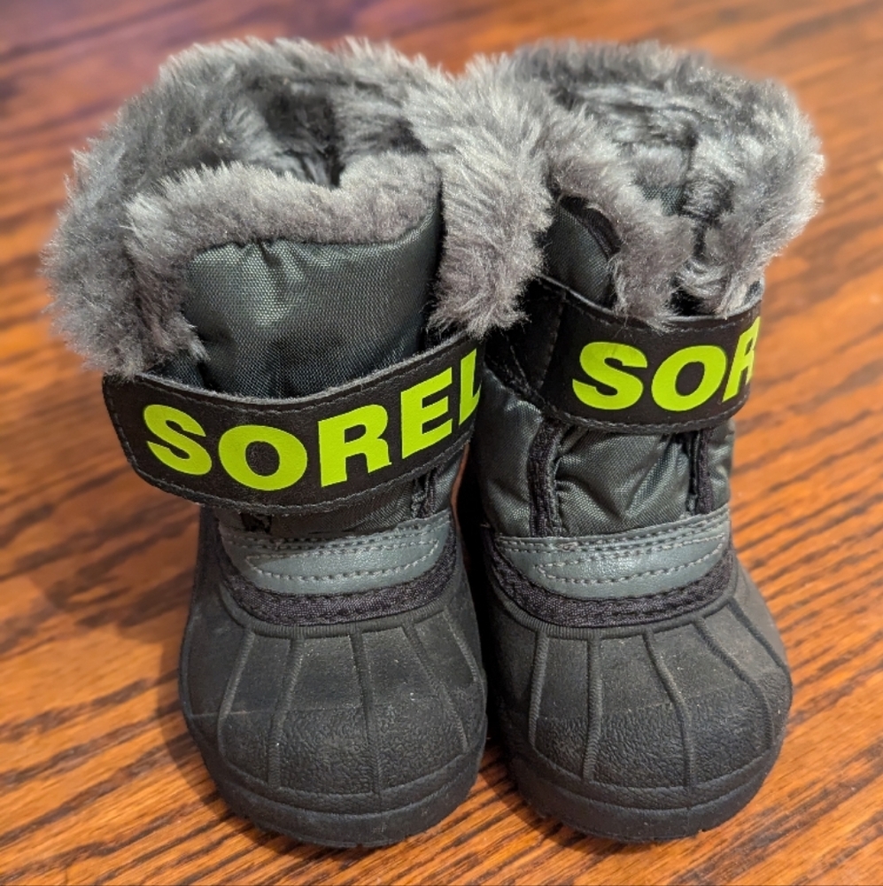 Sorel Black Toddlers Boots